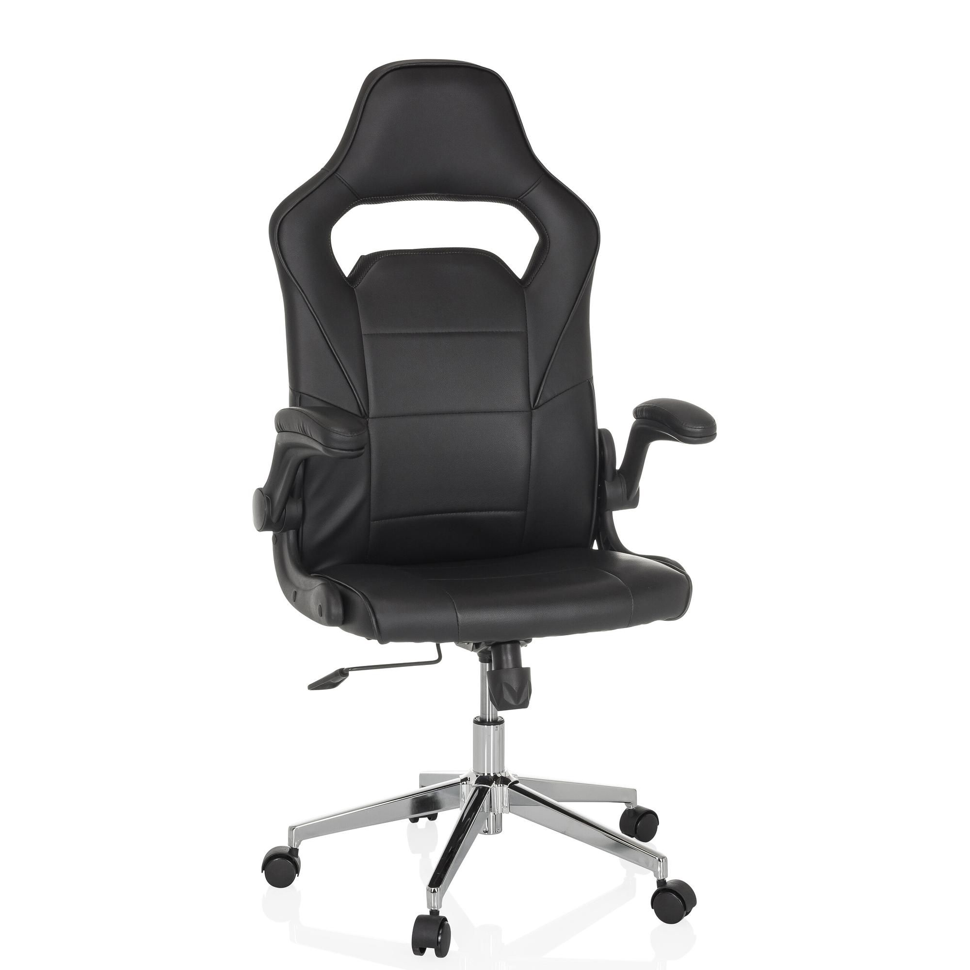 GAME SPORT PRO Office Chair Faux Leather Black 0