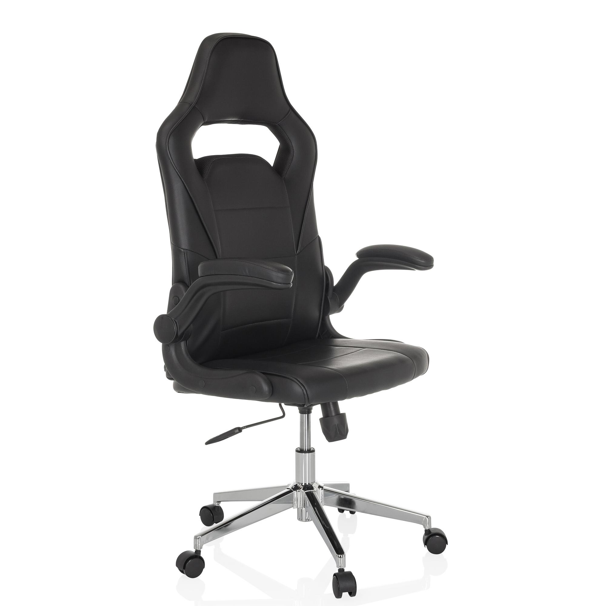 GAME SPORT PRO Office Chair Faux Leather Black 5