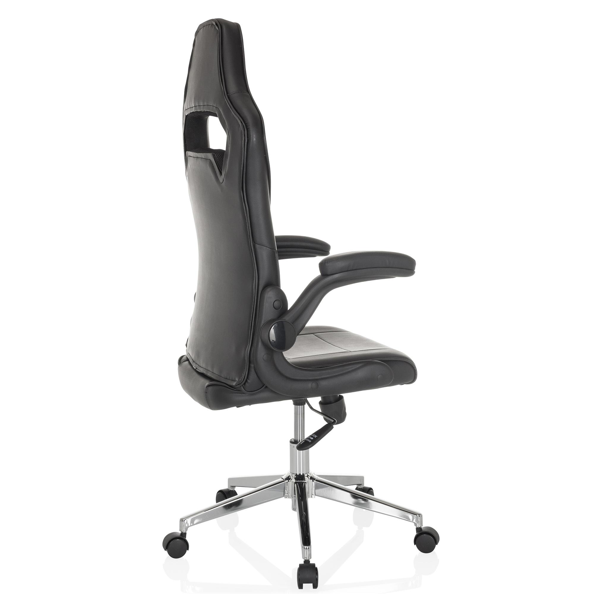 GAME SPORT PRO Office Chair Faux Leather Black 7