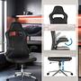 GAME SPORT PRO Office Chair Faux Leather Black 2