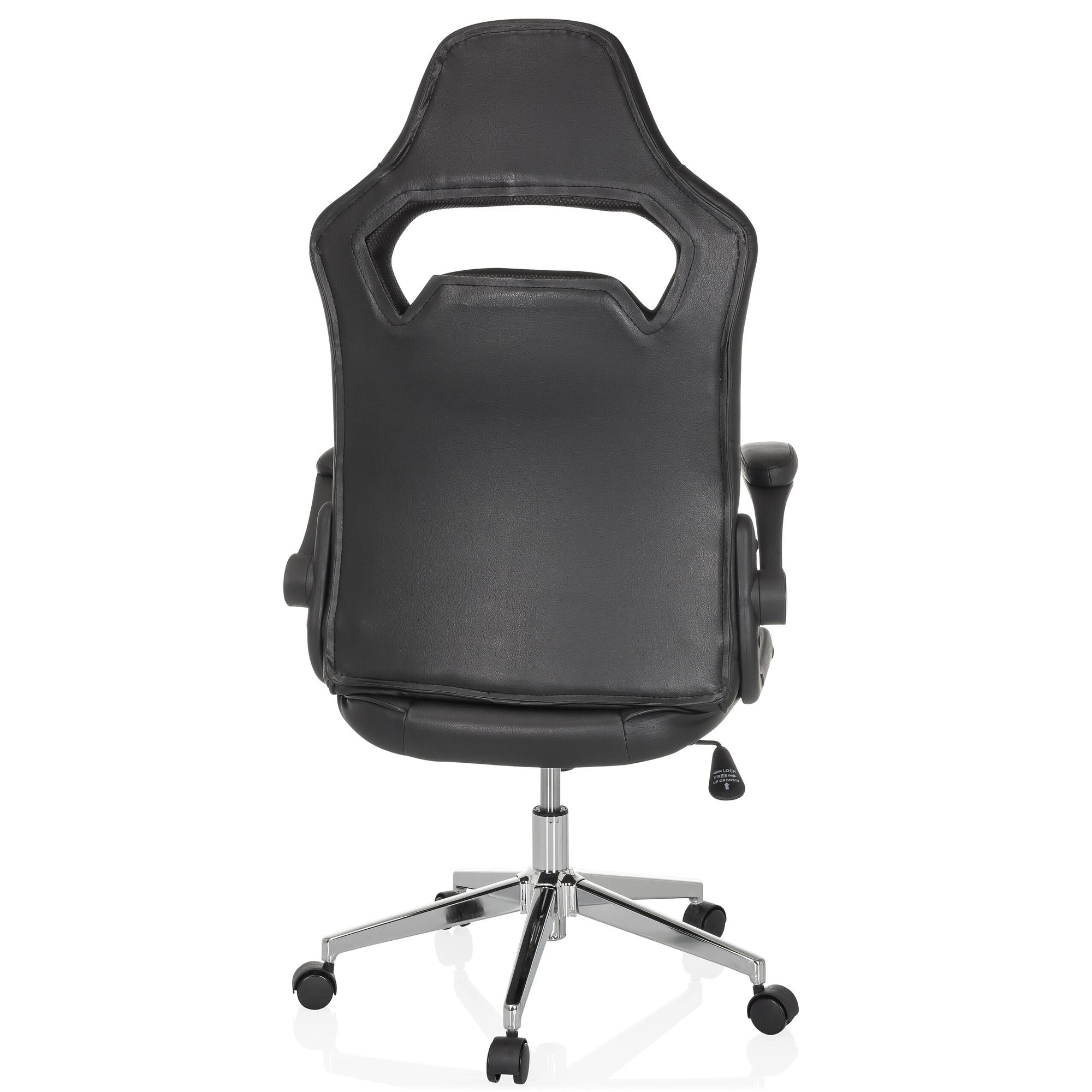 GAME SPORT PRO Office Chair Faux Leather Black 9