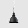 Industrial-Style Pendelleuchte Schwarz  0