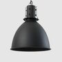 Industrial-Style Pendelleuchte Schwarz  1