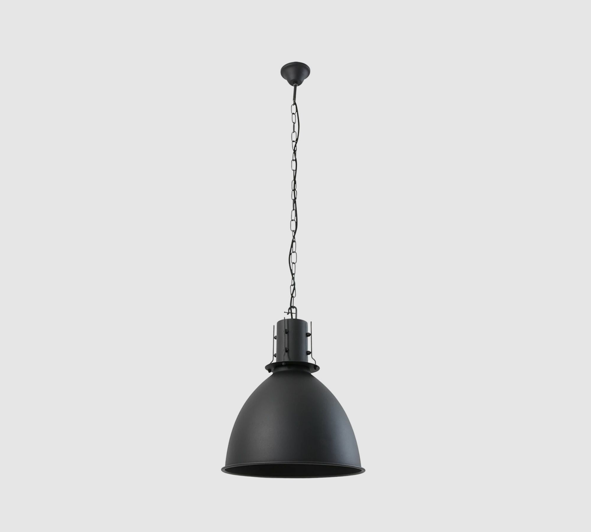 Industrial-Style Pendelleuchte Schwarz  5