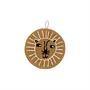 Lion miniature wall hanging made of wool 0