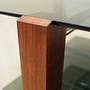 Glass table, Italian Design, 70s, Production: Italy 8