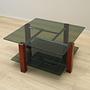 Glass table, Italian Design, 70s, Production: Italy 2