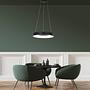 Ringlede LED-Pendelleuchte Aluminium 1-flammig 48cm 1