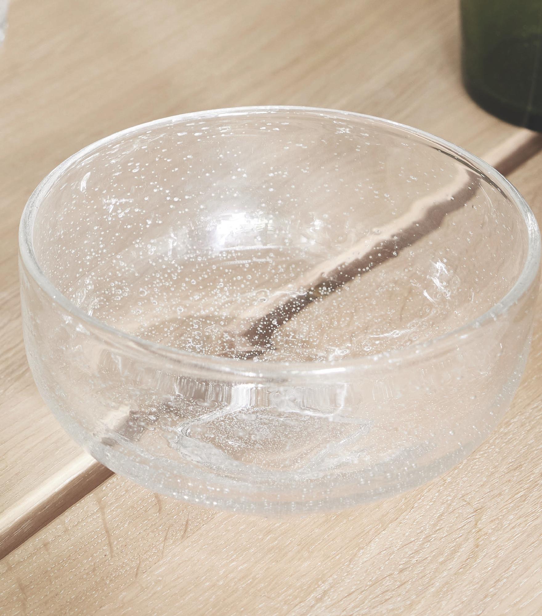 Kuki bowl glass transparent small 2