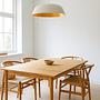 Cloche Three Pendant Lamp White Ø82cm 3