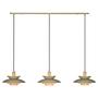 SINGAPUR Pendant light Green 3-lamp 3