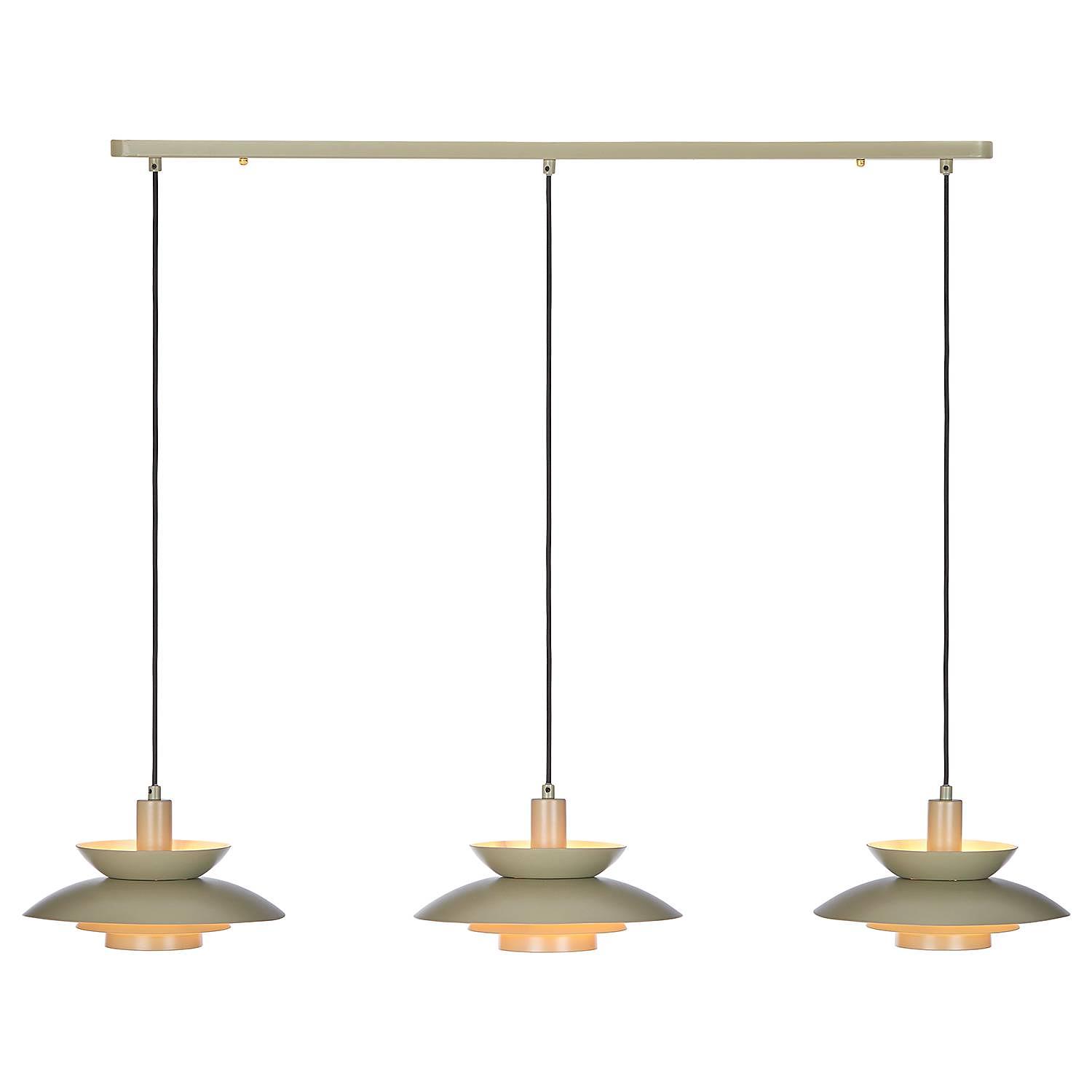 SINGAPUR Pendant light Green 3-lamp 3