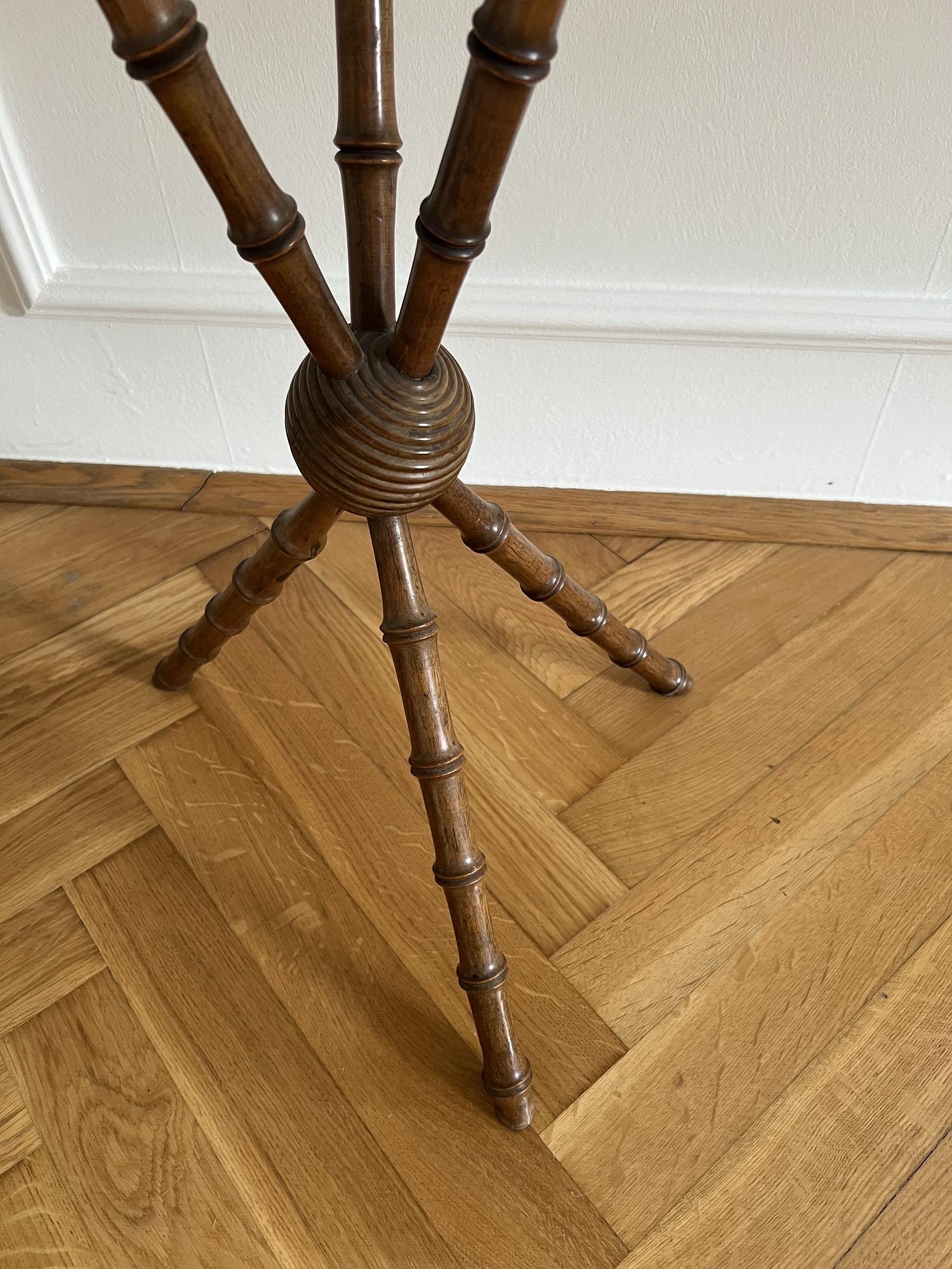 Three-legged side table wood 37cm 2