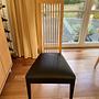 6x Dining chair wood 1