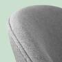 Upholstered chair with solid oak frame 4