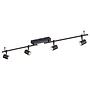Ceiling light Barik Iron, Aluminum / Polycarbonate 5-flame Number of flames: 5 3