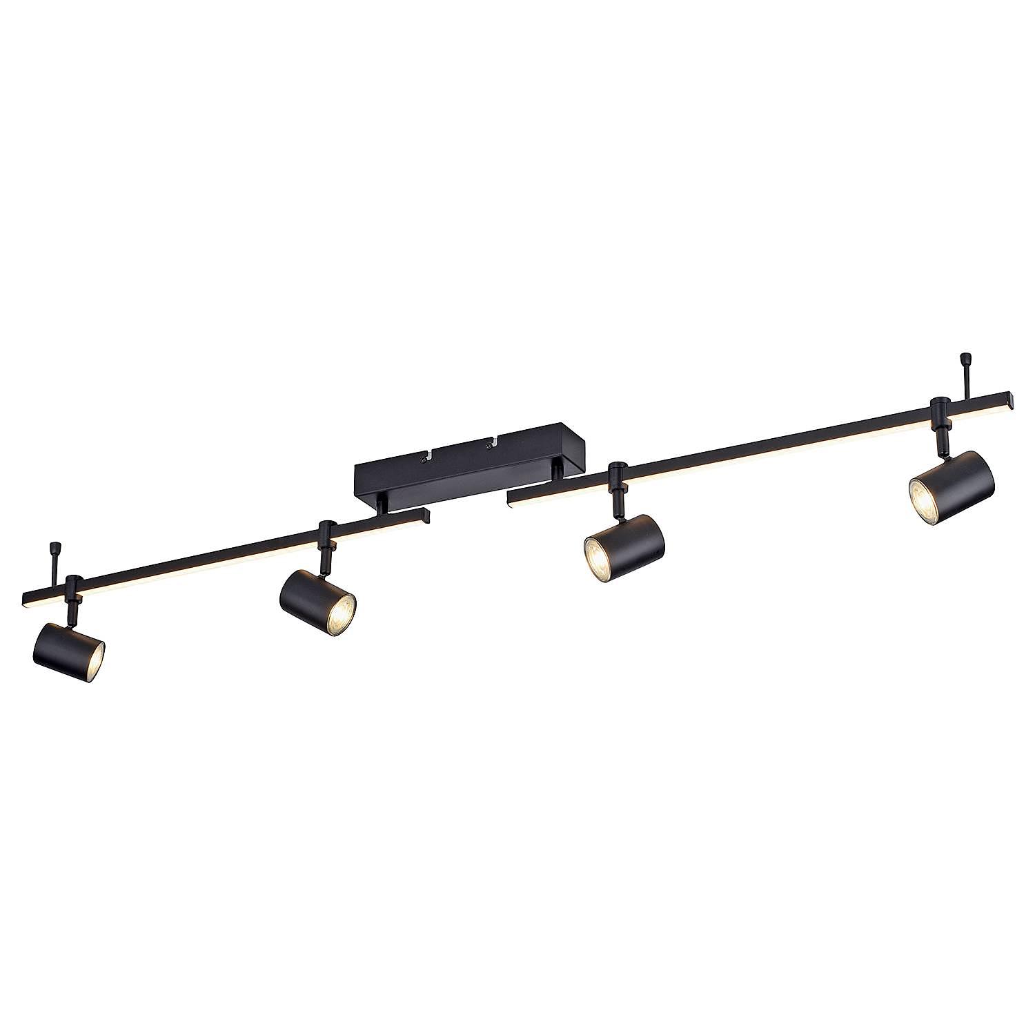 Ceiling light Barik Iron, Aluminum / Polycarbonate 5-flame Number of flames: 5 3