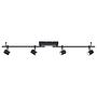 Ceiling light Barik Iron, Aluminum / Polycarbonate 5-flame Number of flames: 5 4