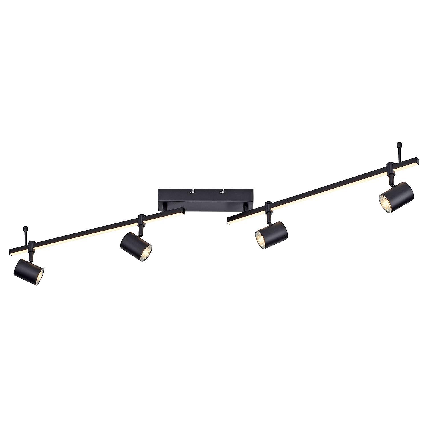 Ceiling light Barik Iron, Aluminum / Polycarbonate 5-flame Number of flames: 5 0