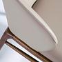 Dining chair faux leather grey 4