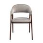 Armchair Faux Leather Grey 1
