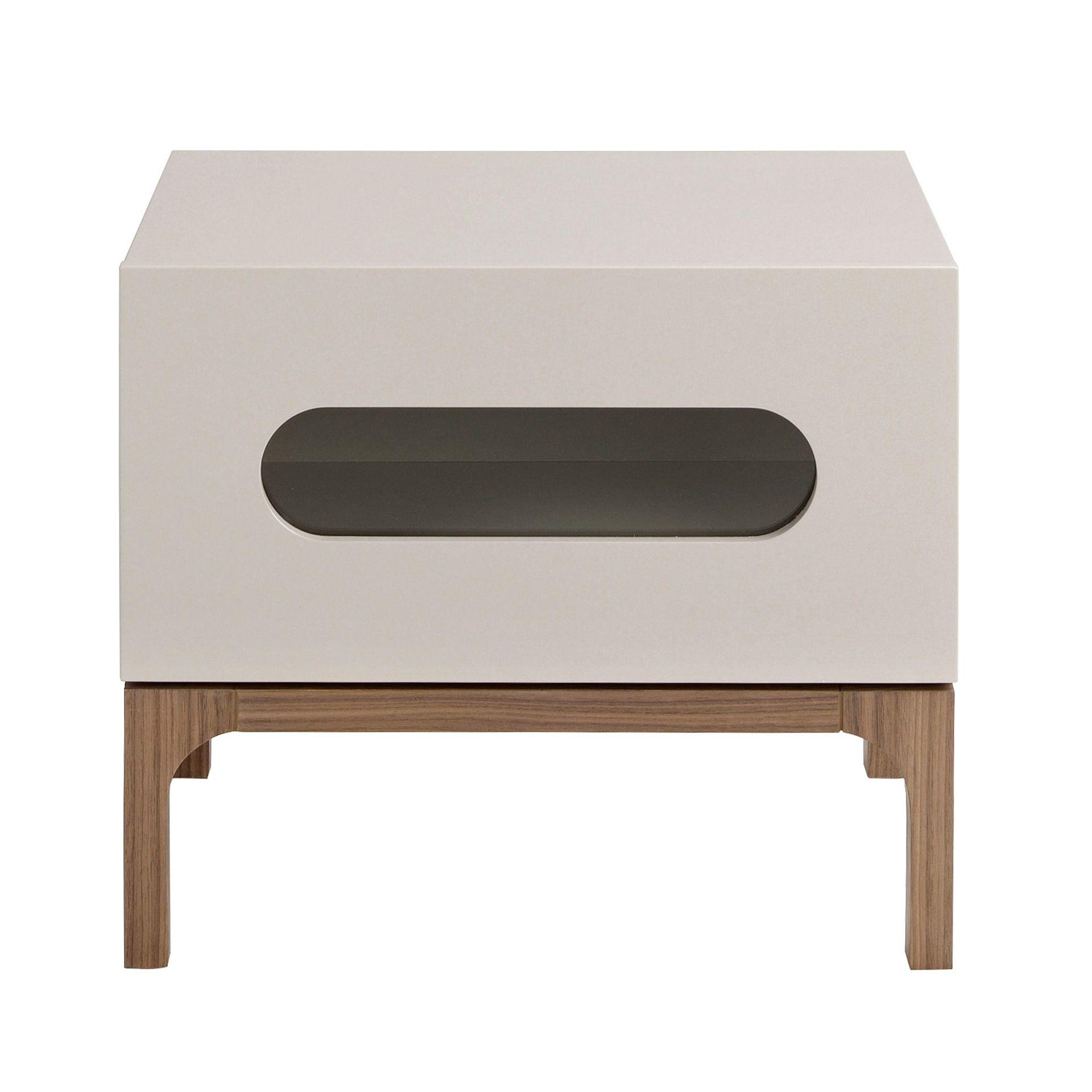 Nightstand Walnut Gray 1