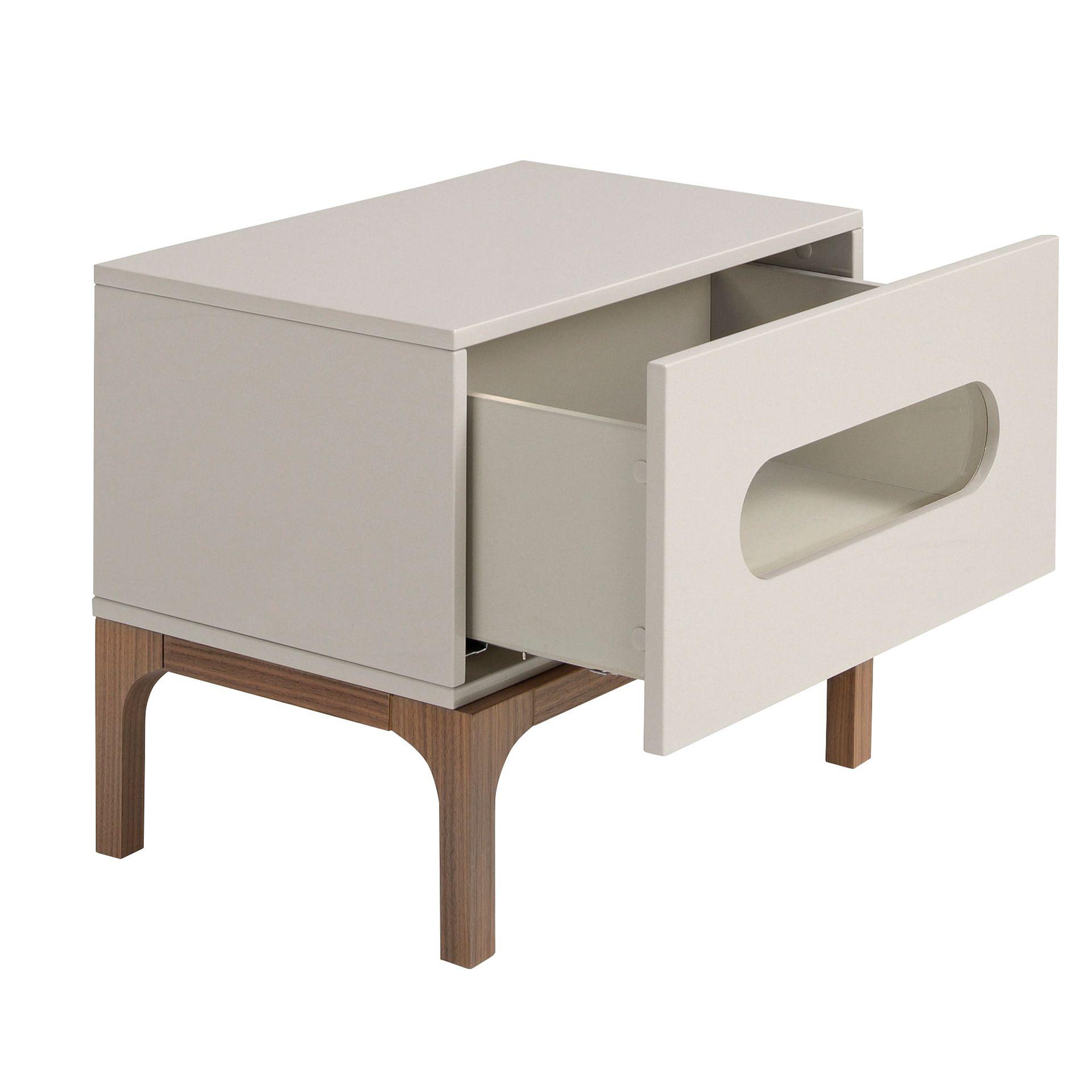 Comodino noce grigio 6