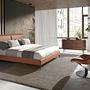 Drehbarer Sessel Kunstleder Braun 3