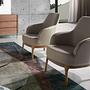Armchair Faux Leather Brown 2