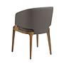 Armchair faux leather grey 6