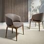 Armchair faux leather grey 2