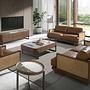 Runder Couchtisch Marmor Stahl 3