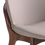 Armchair faux leather grey 4