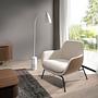 Armchair Faux Leather Cream 5