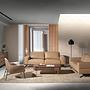 Armchair Faux Leather Cream 6