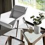 Armchair Textile White 2