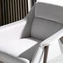 Sessel Textil Weiß 4