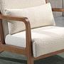 Sessel Textil Weiß 4