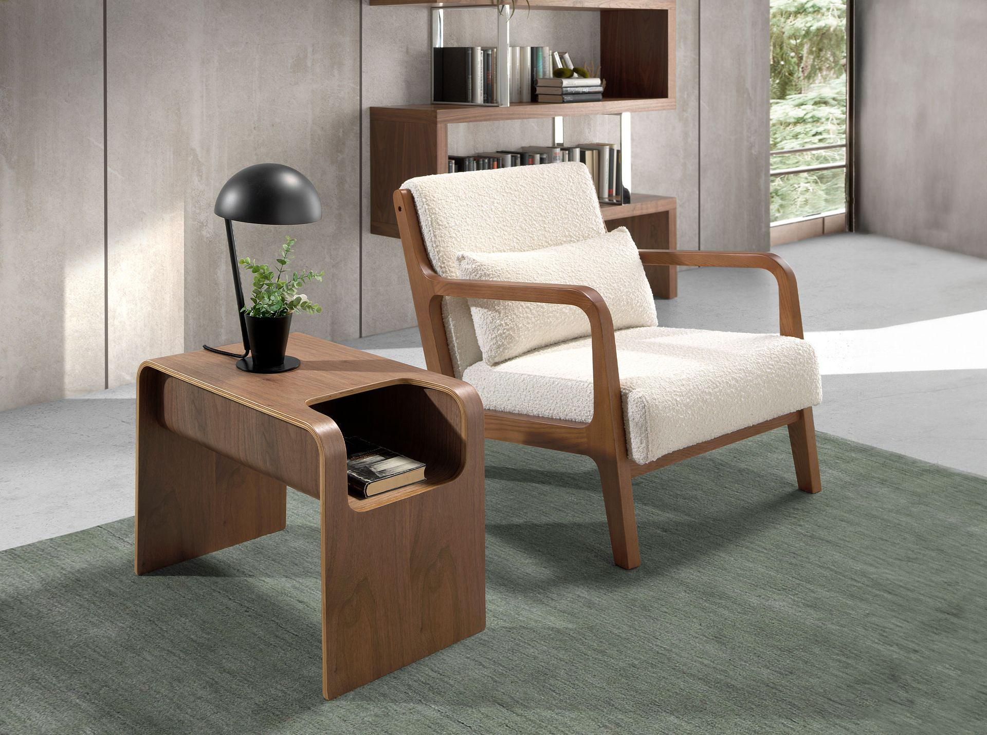 Sessel Textil Weiß 5