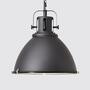 Industrial-Style Pendelleuchte Schwarz 1