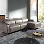 Round coffee table marble steel 6