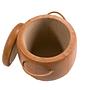 Footstool Leather Brown 7