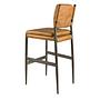 Bar stool, leather, brown 6