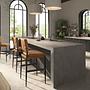 Bar stool, leather, brown 3