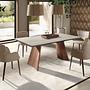 Dining chair Textile Light Brown 3