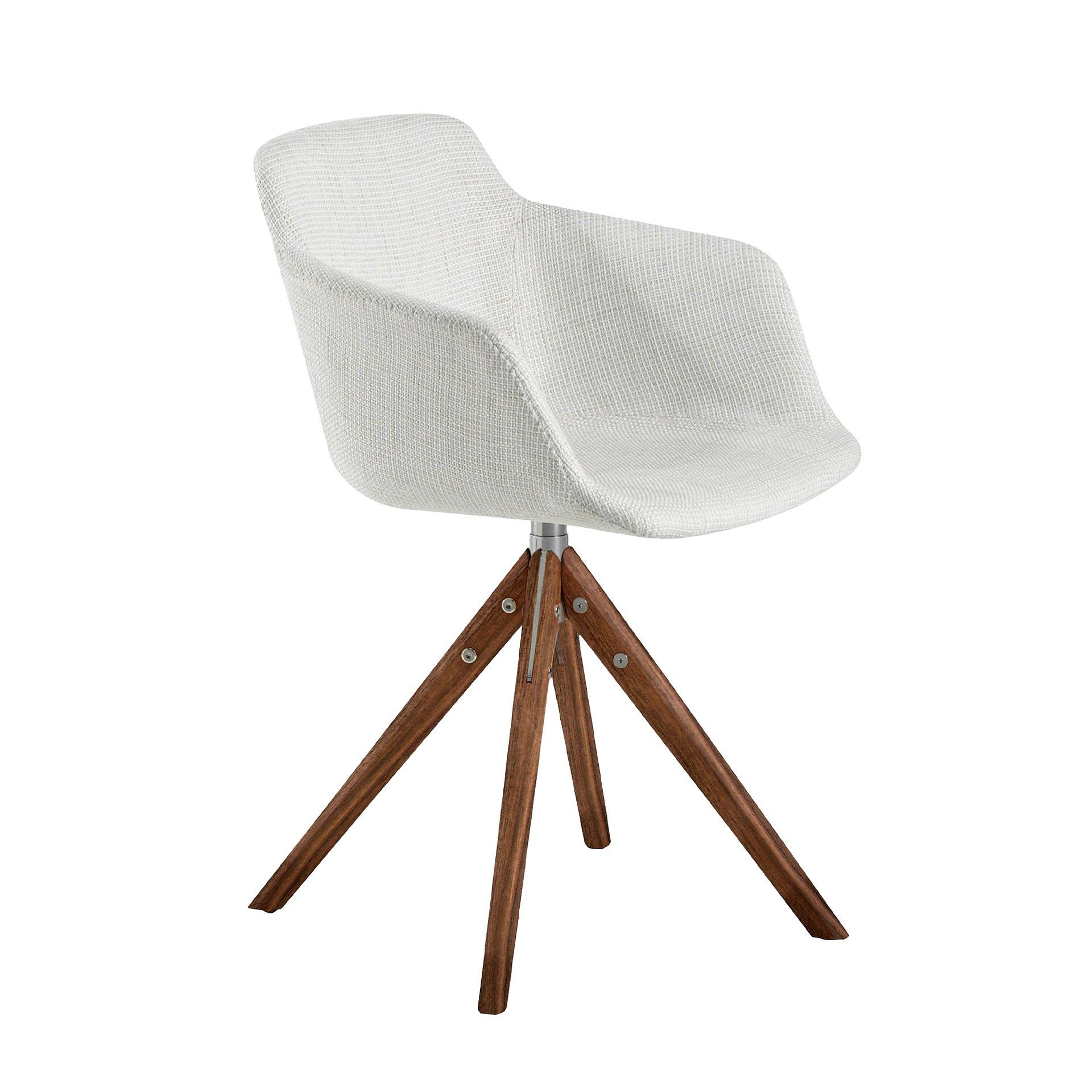 Revolving chair Textile Beige 0