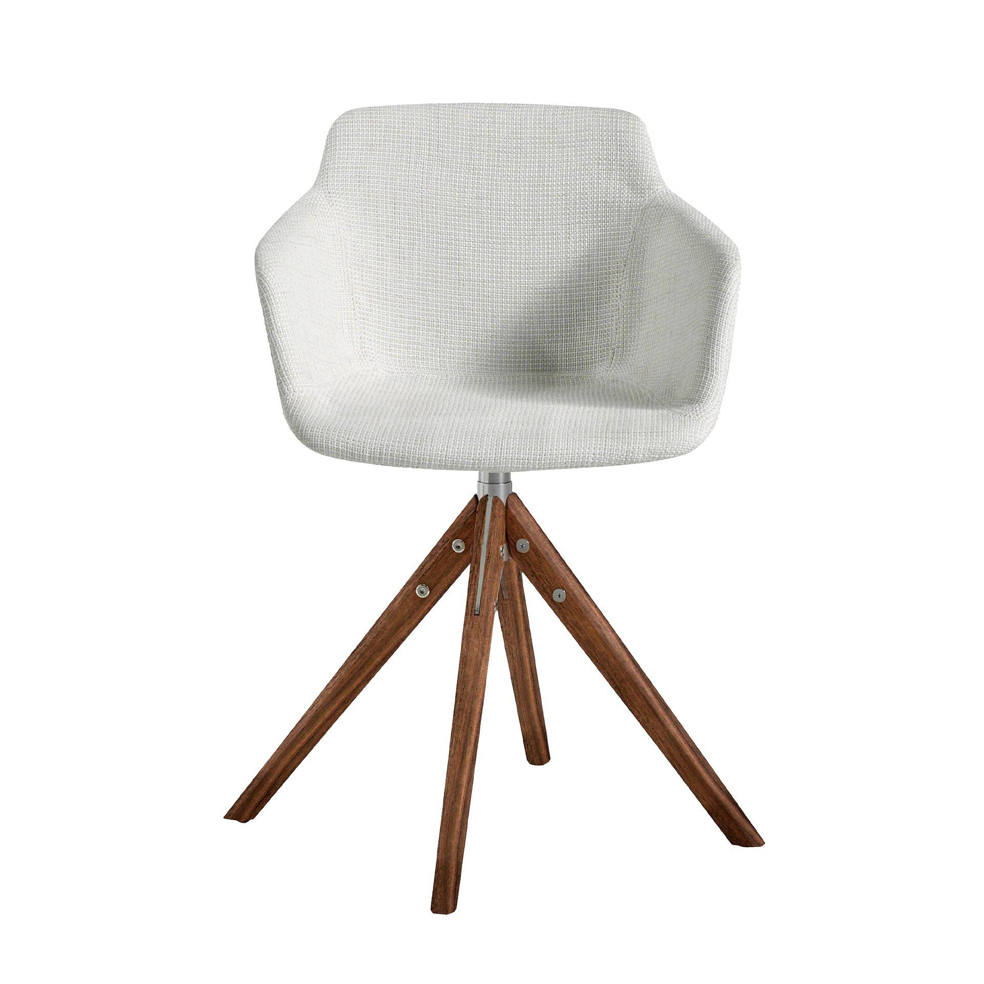 Revolving chair Textile Beige 1