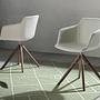 Revolving chair Textile Beige 5