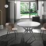 Dining chair textile beige 5