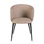 Dining chair textile beige 1